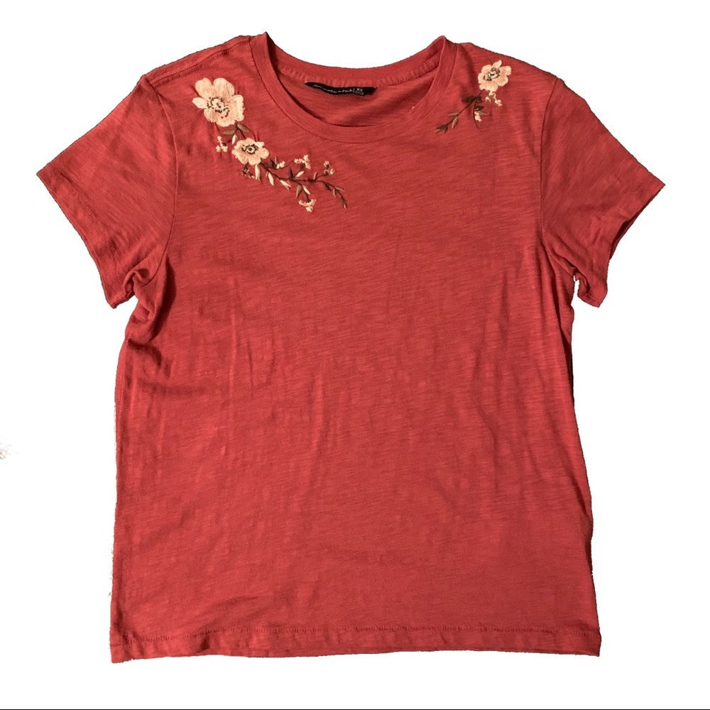 Abercrombie Embroidered Tshirt